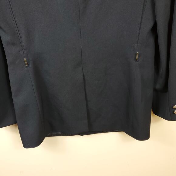 Vintage Army Dress Wool Jacket with American Flag Patch Size 42R - Picture 7 of 12